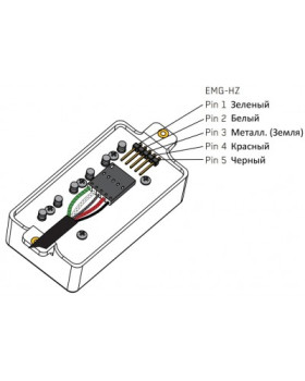 EMG Pickup Cable (Passive) 15" hardwired - 5-pin кабель для підключення пасивних датчиків EMG-foto3