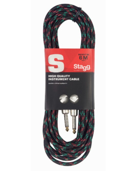 Інструментальний кабель STAGG N SGC6VT BK