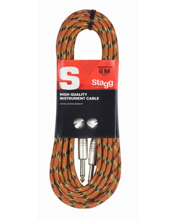 Інструментальний кабель STAGG N SGC6VT OR Інструментальний кабель STAGG N SGC6VT OR