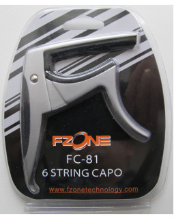 Каподастр FZONE FC-81 GUITAR CAPO (Silver)-foto2