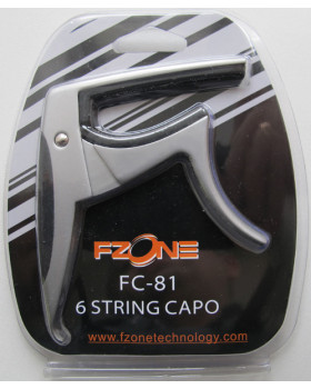 Каподастр FZONE FC-81 GUITAR CAPO (Silver)-foto2