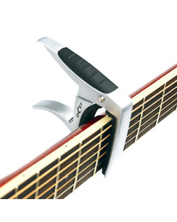 Каподастр FZONE FC-81 GUITAR CAPO (Silver)-foto4