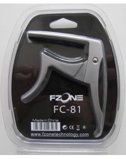 Каподастр FZONE FC-81 GUITAR CAPO (Silver)-foto3