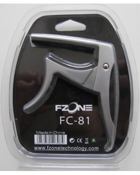Каподастр FZONE FC-81 GUITAR CAPO (Silver)-foto3