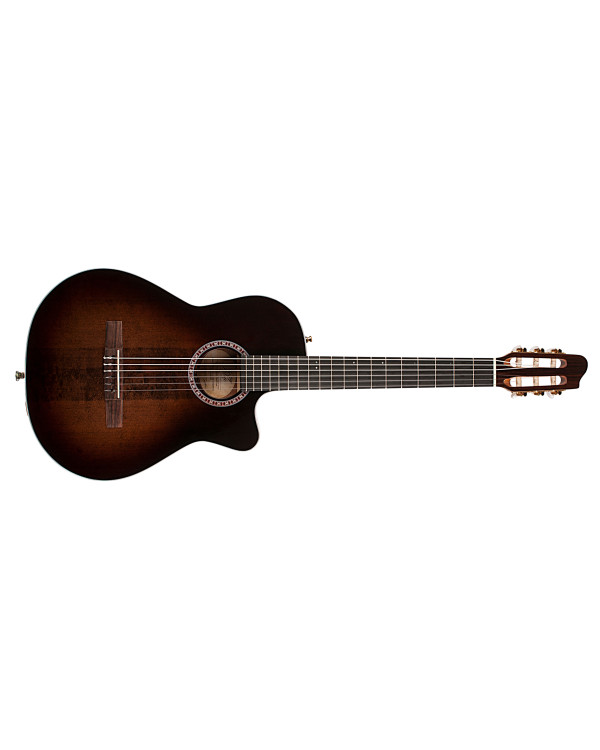 LA PATRIE 042630 - Arena Pro CW Bourbon Burst Crescent II with Bag (Made in Canada) - Класична гітара з вирізом і зв'язком