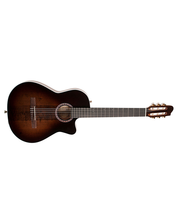 LA PATRIE 042630 - Arena Pro CW Bourbon Burst Crescent II with Bag (Made in Canada) - Класична гітара з вирізом і зв'язком