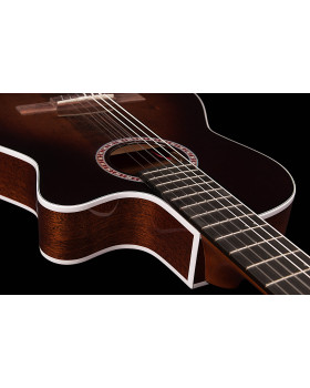 LA PATRIE 042630 - Arena Pro CW Bourbon Burst Crescent II with Bag (Made in Canada) - Класична гітара з вирізом і зв'язком-foto9