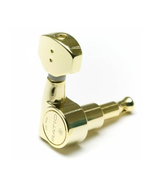 GRAPH TECH PRN-2721-G0 Ratio Electric 6 In-line Contemporary Mini 2 Pin - Gold Кілки для електрогітари