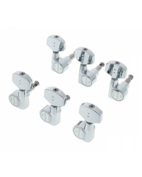 GRAPH TECH PRN-2411-CO Ratio Acoustic 3+3 Contemporary 2 Pin - Chrome Кілки для гітари