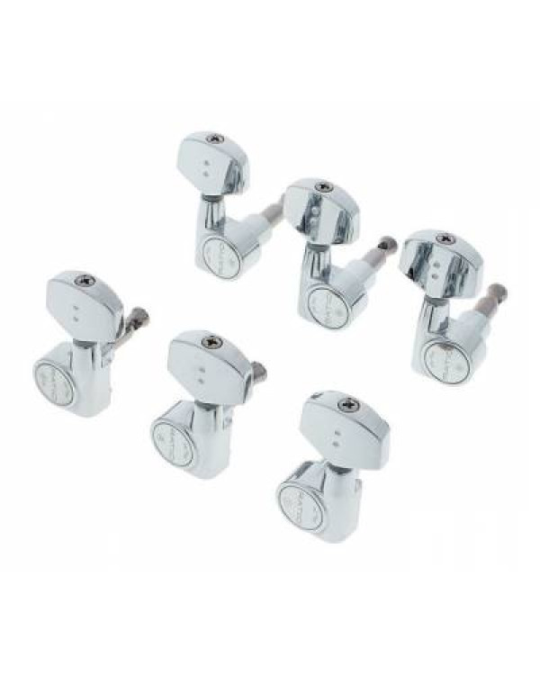 GRAPH TECH PRN-2411-CO Ratio Acoustic 3+3 Contemporary 2 Pin - Chrome Кілки для гітари