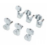 GRAPH TECH PRN-2411-CO Ratio Acoustic 3+3 Contemporary 2 Pin - Chrome Кілки для гітари