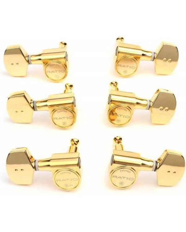 GRAPH TECH PRN-2411-GO Ratio Acoustic 3+3 Contemporary 2 Pin - Gold Кілки для гітари