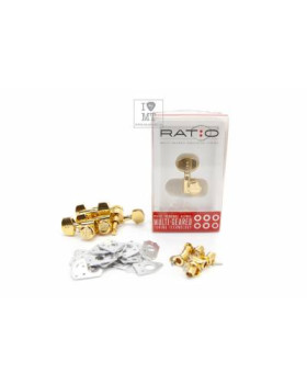 GRAPH TECH PRL-8311-G0 Electric Locking 3+3 Contemporary Gold 2 Pin Кілки для електрогітари-foto10