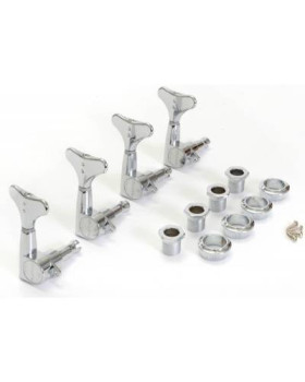 GRAPH TECH PRB-4400-CO Bass Ratio 4 in line Y key Chrome Кілки для бас-гітари