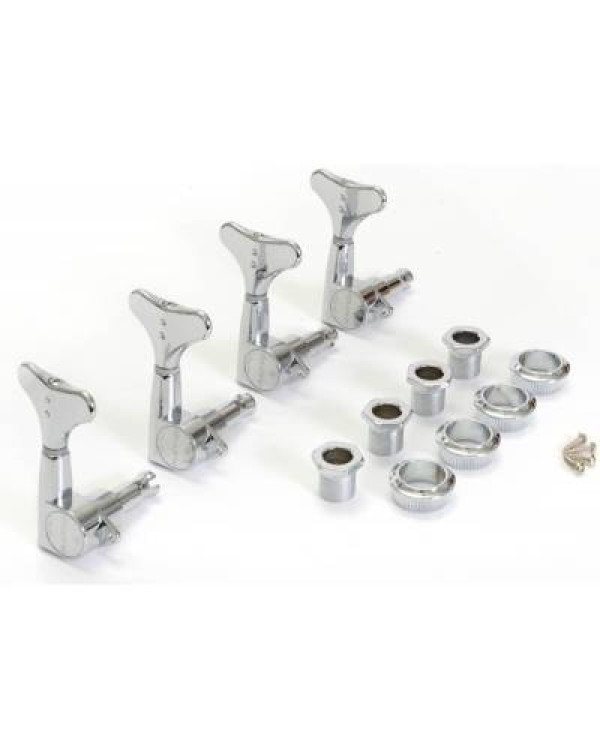 GRAPH TECH PRB-4400-CO Bass Ratio 4 in line Y key Chrome Кілки для бас-гітари