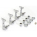 GRAPH TECH PRB-4400-CO Bass Ratio 4 in line Y key Chrome Кілки для бас-гітари