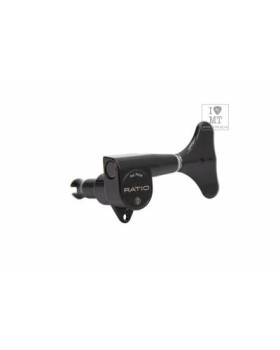 GRAPH TECH PRB-4400-BO Bass Ratio 4 in line Y key Black Кілки для бас-гітари-foto3
