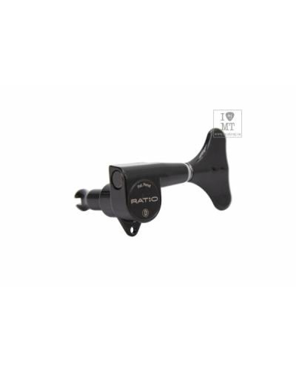 GRAPH TECH PRB-4400-BO Bass Ratio 4 in line Y key Black Кілки для бас-гітари