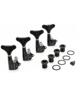 GRAPH TECH PRB-4400-BO Bass Ratio 4 in line Y key Black Кілки для бас-гітари
