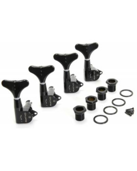 GRAPH TECH PRB-4400-BO Bass Ratio 4 in line Y key Black Кілки для бас-гітари