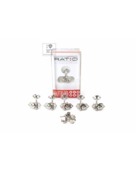GRAPH TECH PRN-3411-N0 Acoustic 3+3 Skeleton Button Nickel Кілки для гітари-foto5
