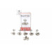 GRAPH TECH PRN-3411-N0 Acoustic 3+3 Skeleton Button Nickel Кілки для гітари