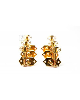 GRAPH TECH PRN-3411-G0 Acoustic 3+3 Skeleton Button Gold Кілки для гітари
