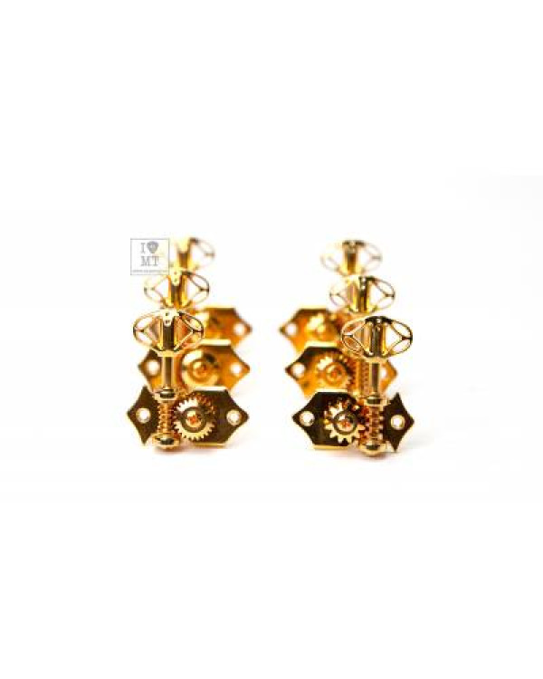 GRAPH TECH PRN-3411-G0 Acoustic 3+3 Skeleton Button Gold Кілки для гітари