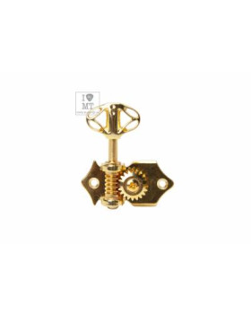 GRAPH TECH PRN-3411-G0 Acoustic 3+3 Skeleton Button Gold Кілки для гітари-foto2