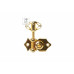 GRAPH TECH PRN-3411-G0 Acoustic 3+3 Skeleton Button Gold Кілки для гітари