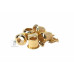 GRAPH TECH PRN-3411-G0 Acoustic 3+3 Skeleton Button Gold Кілки для гітари