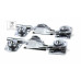 FENDER BASS TUNING MACHINES STANDARD-HIGHWAY ONE SERIES CHROME (4) Кілки для бас-гітари