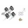 FENDER BASS TUNING MACHINES STANDARD-HIGHWAY ONE SERIES CHROME (4) Кілки для бас-гітари