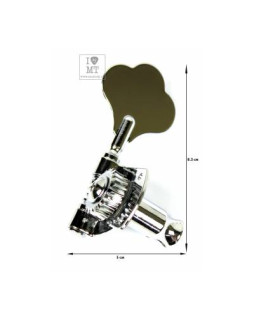 FENDER BASS TUNING MACHINES STANDARD-HIGHWAY ONE SERIES CHROME (4) Кілки для бас-гітари-foto3