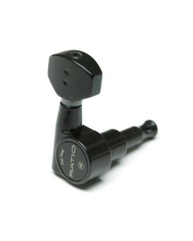 GRAPH TECH PRN-2721-B0 Ratio Electric 6 In-line Contemporary Mini 2 Pin - Black Кілки для гітари