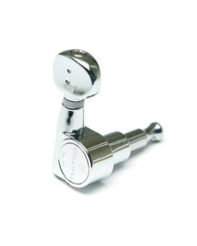 GRAPH TECH PRN-2731-C0 Ratio Electric 6 In-line Classic 2 Pin - Chrome Кілки для гітари
