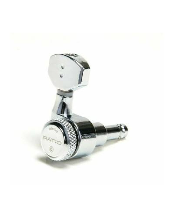GRAPH TECH PRL-9721-C0 Staggered Electric Locking 6 In-line Chrome 2 Pin Кілки для гітари