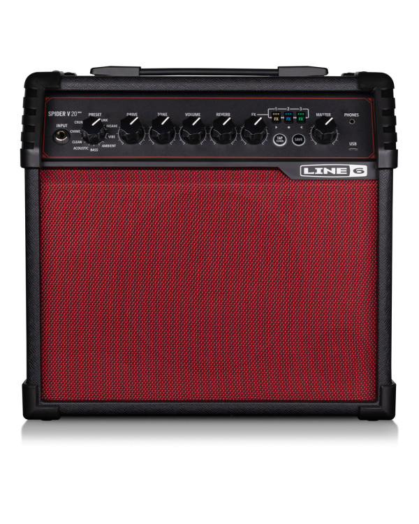 LINE6 SPIDER V 20 MKII RED Limited Edition