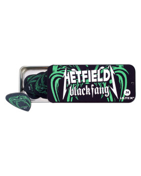 Набір медіаторів DUNLOP HETFIELD'S BLACK FANG PICK TIN 0.94-foto2