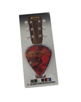Набір медіаторів MARTIN MULTI-COLOR PEARLOID PICK PACK (0.73)-foto2