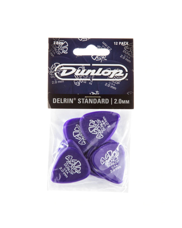Медіатор DUNLOP DELRIN 500 PICK 2.0MM