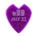 Набір медіаторів DUNLOP KIRK HAMMETT JAZZ III PICK PURPLE SPARKLE