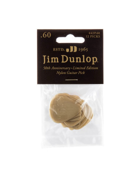 Набір медіаторів DUNLOP 50TH ANNIVERSARY NYLON STANDARD PICK .60MM-foto3