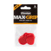 DUNLOP Nylon Jazz Max Grip 3N-Red, Набір медіаторів, 6 шт.