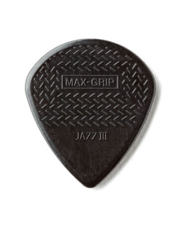 DUNLOP 471P3S NYLON Jazz Max Grip 3S-Black, Набір медіаторів, 6 шт. DUNLOP 471P3S NYLON Jazz Max Grip 3S-Black, Набір медіаторів, 6 шт.