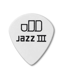Набір медіаторів DUNLOP TORTEX WHITE JAZZ III PICK 1.14MM-foto2