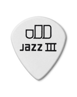Набір медіаторів DUNLOP TORTEX WHITE JAZZ III PICK 1.50MM-foto2