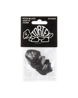 Набір медіаторів DUNLOP TORTEX PITCH BLACK JAZZ III PICK .73MM-foto3
