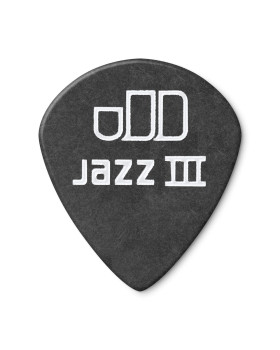 Набір медіаторів DUNLOP TORTEX PITCH BLACK JAZZ III PICK 1.0MM-foto2