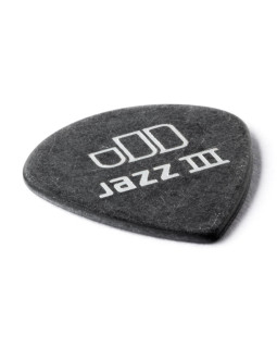 Набір медіаторів DUNLOP TORTEX PITCH BLACK JAZZ III PICK 1.0MM-foto4
